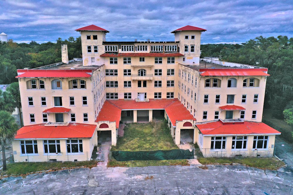 Old building with red rooftops