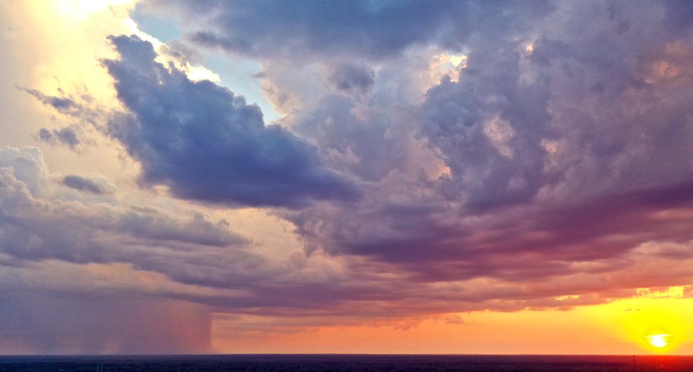 Colorful sky during sunset