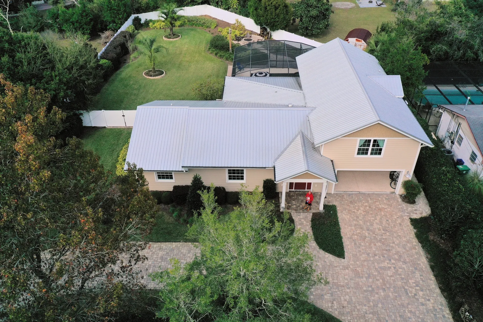Residential home with spacious outdoor area