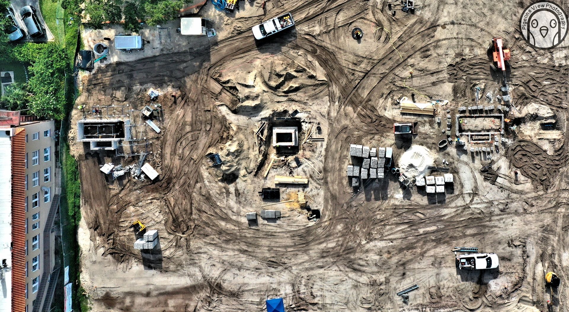 Building foundation preparation