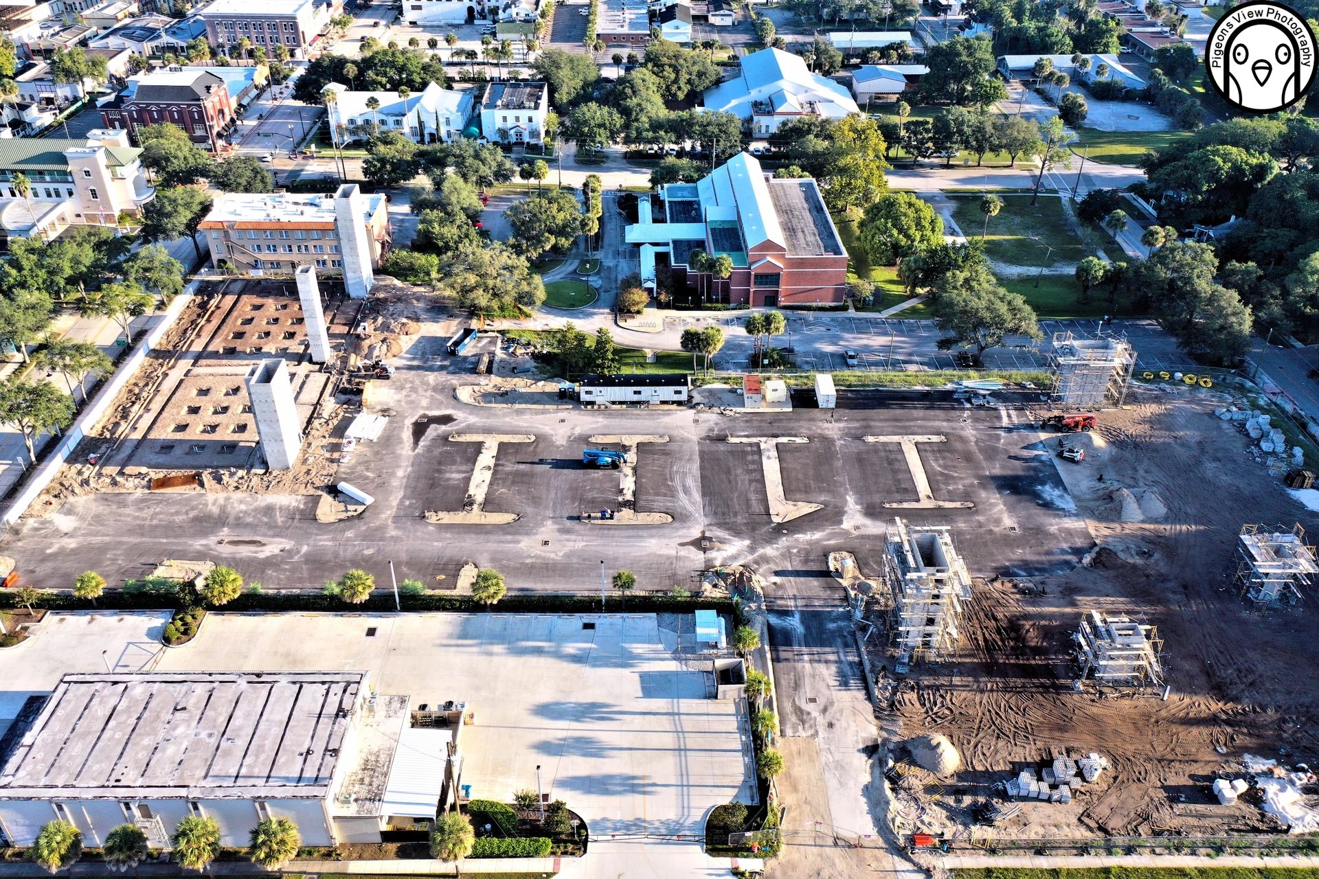 Urban development under construction